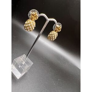 J. Crew Crystal Pineapple Earrings